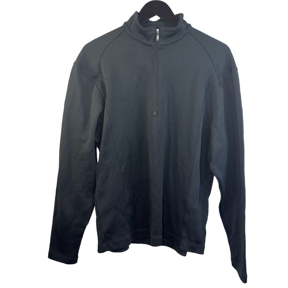 Nike Golf Men's Sport Quarter-Zip Black Fox Sports COVER‎ UP Medium 400099-060